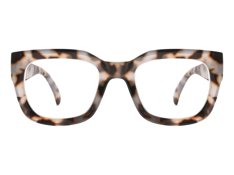 Reading Glasses 'Jordan' White Tortoiseshell