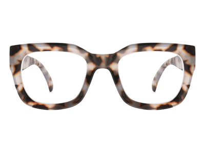 Reading Glasses 'Jordan' White Tortoiseshell