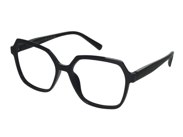 Reading Glasses 'Athena' Black