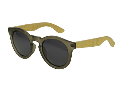 Sunglasses Polarised 'Kennedy' Matt Grey/Bamboo