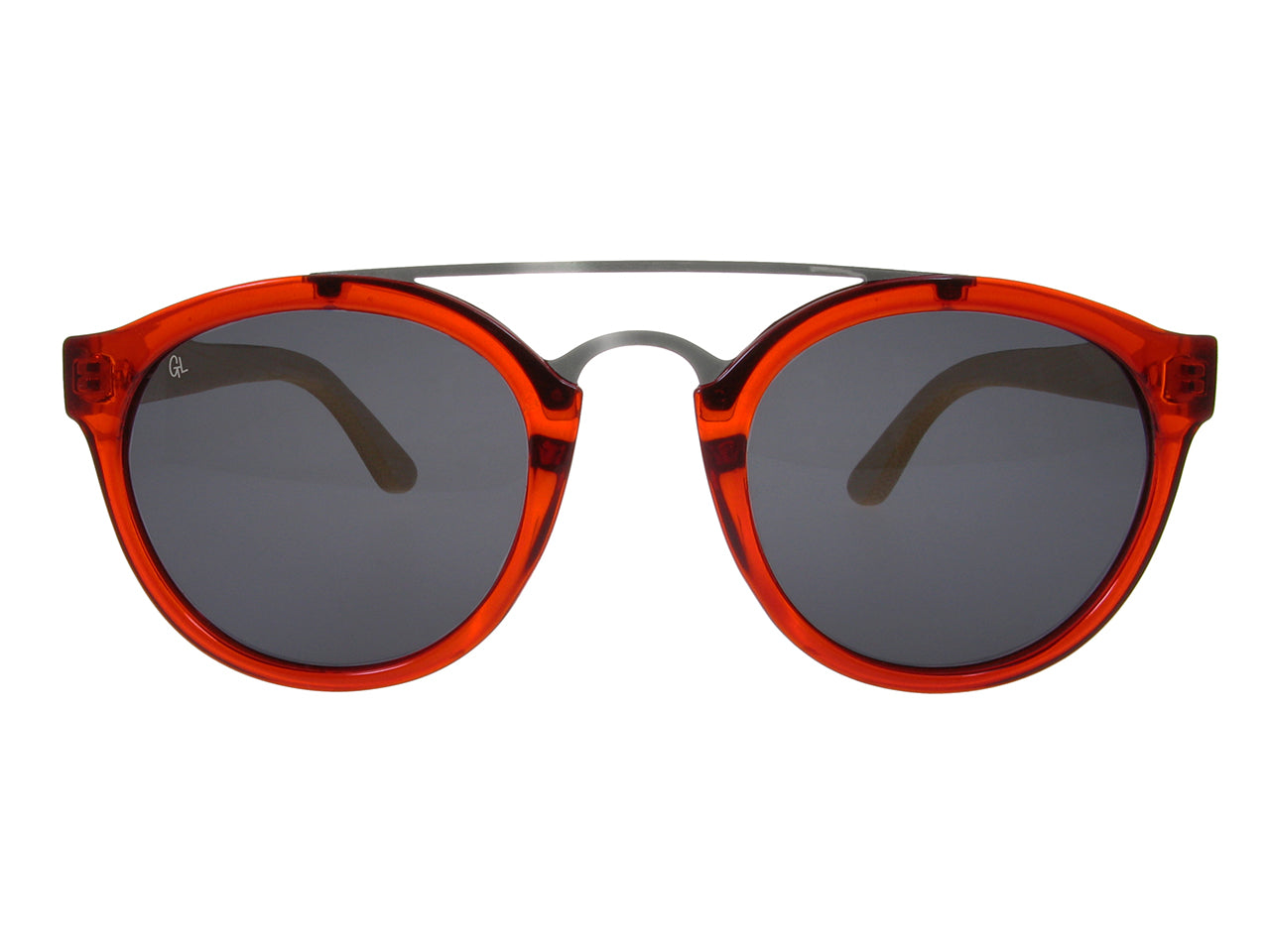 Sunglasses Polarised 'Tokyo' Red/Bamboo