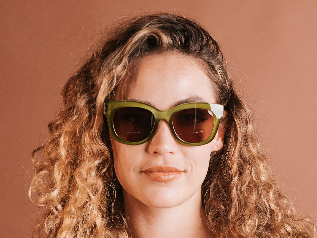 Olive green sunglasses online