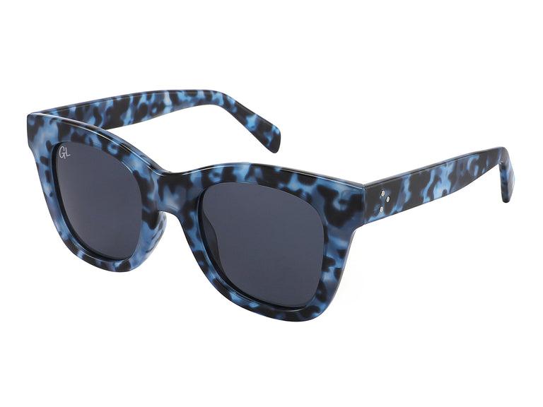 Sunglasses Polarised 'Olsen' Blue Tortoiseshell