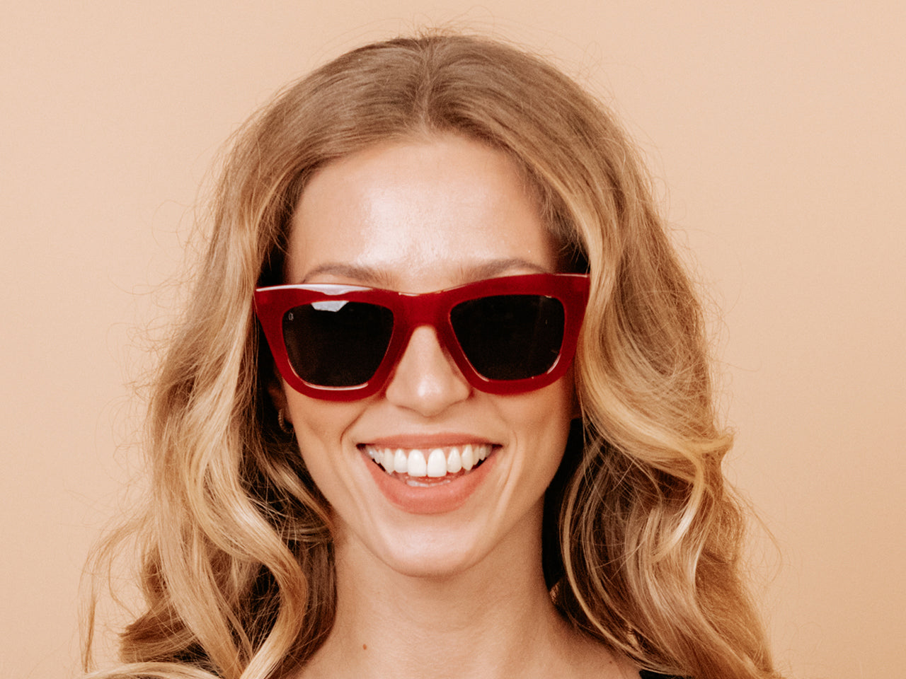 Sunglasses Polarised 'Mabel' Red