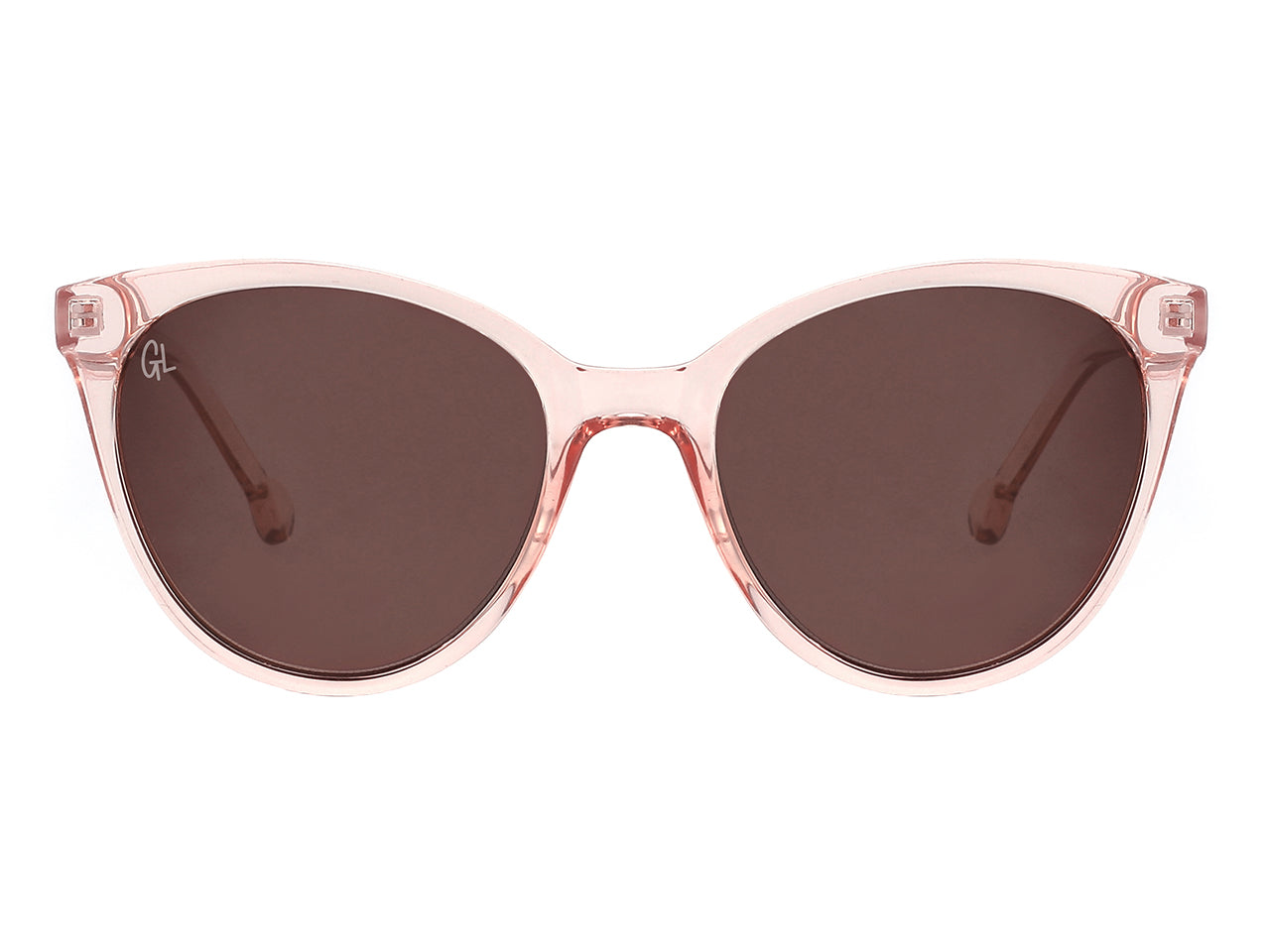 Sunglasses Polarised 'Millie' Transparent Pink