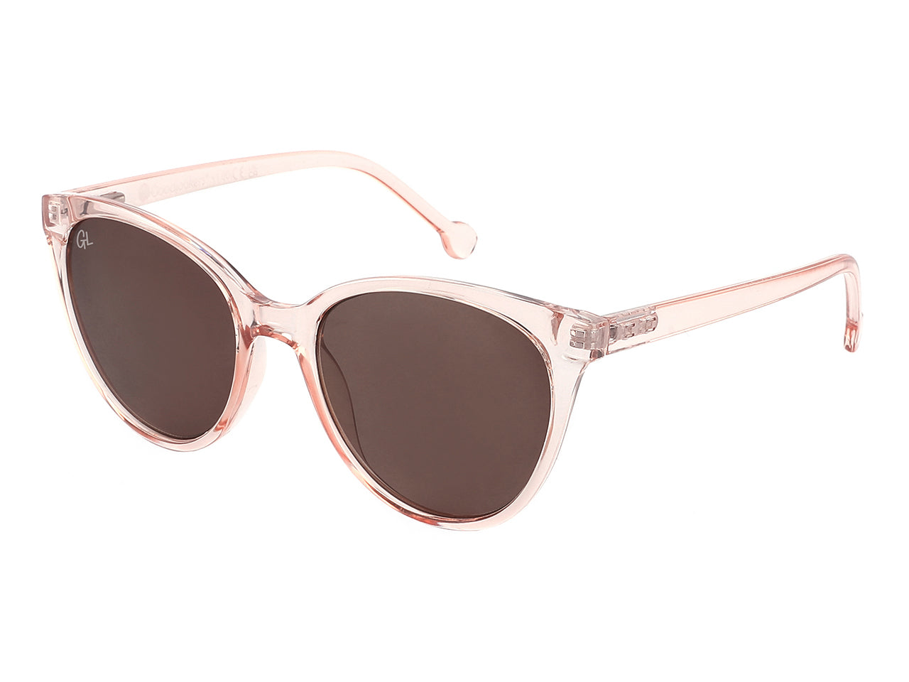 Sunglasses Polarised 'Millie' Transparent Pink