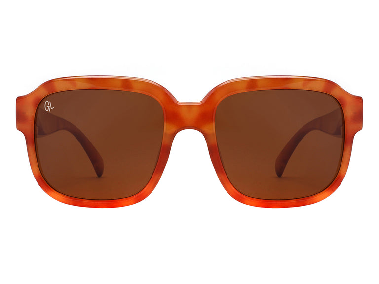 Sunglasses Polarised 'Pedro' Honey Tortoiseshell