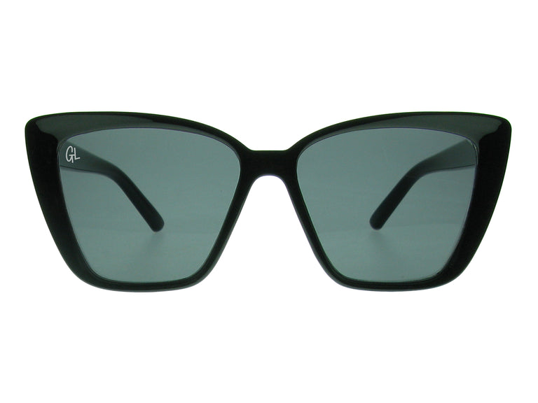 Sunglasses Polarised 'Vivienne' Shiny Black