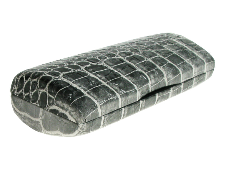 Glasses Case 'Wildlife Print' Grey