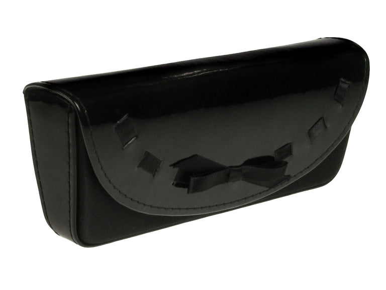 Glasses Case 'Bow Design' Black