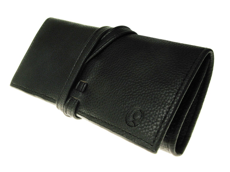 Glasses Case 'Tassle' with Cloth and Screwdriver Black