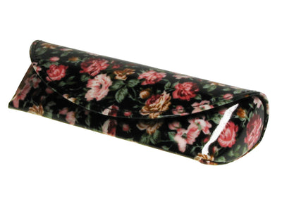 Glasses Case 'Antique Floral' Black