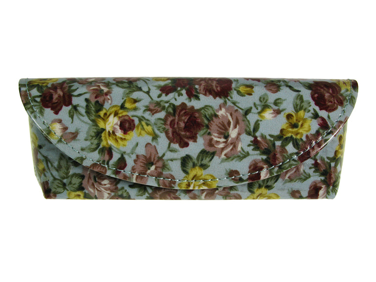 Glasses Case 'Antique Floral' Blue