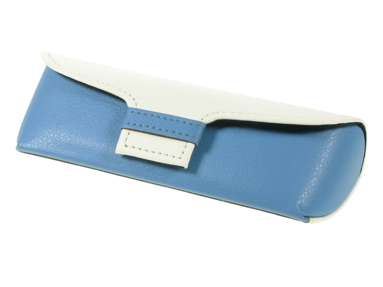 Glasses Case 'Two Tone' Blue/White