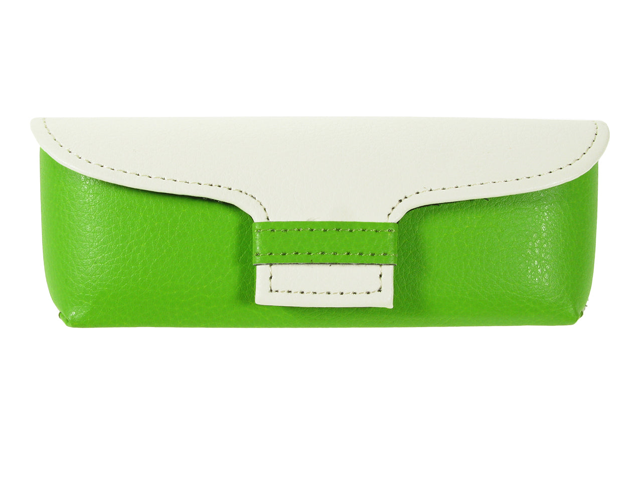 Glasses Case 'Two Tone' Green/White