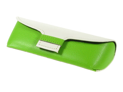 Glasses Case 'Two Tone' Green/White