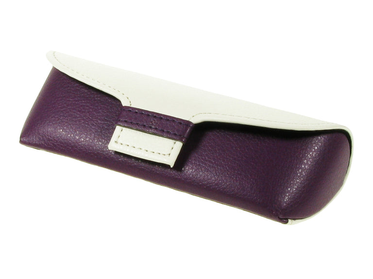 Glasses Case 'Two Tone' Purple/White