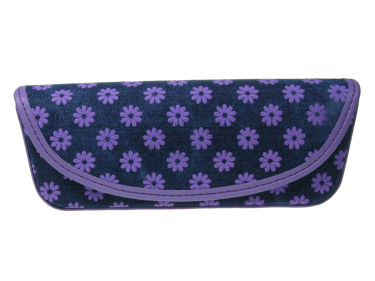 Glasses Case 'Daisy Denim' Purple