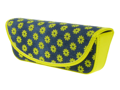 Glasses Case 'Daisy Denim' Yellow