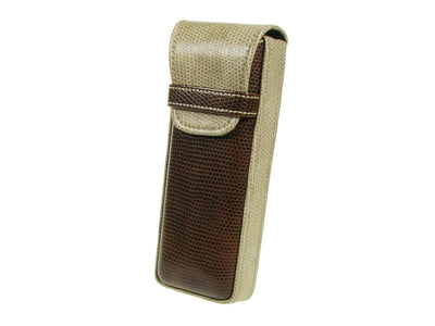 Glasses Case 'Gents Two-Tone' Brown/Cream