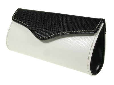 Glasses Case 'Purse Two-Tone' Black/White