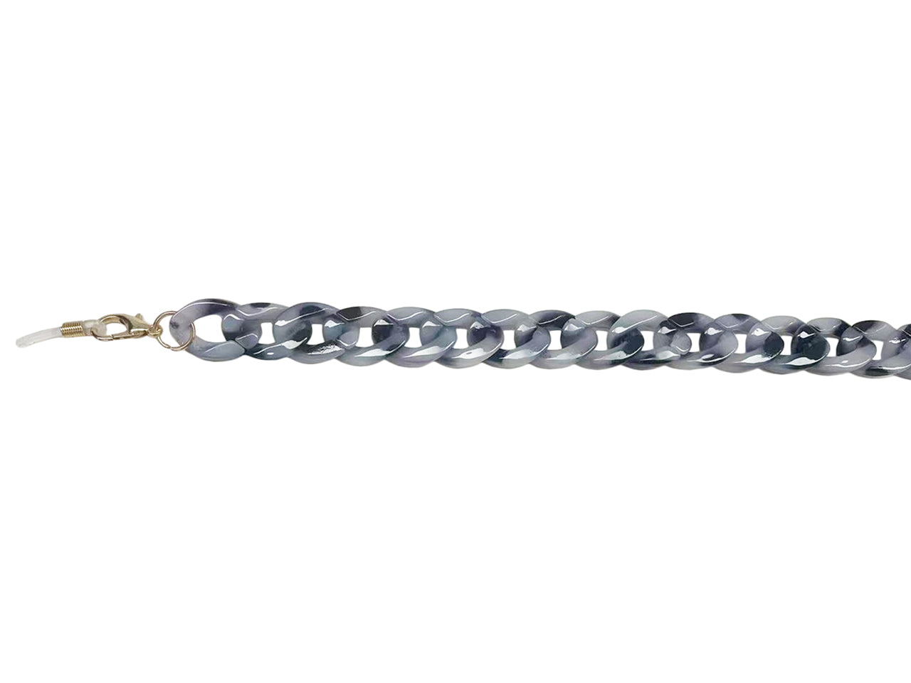 Glasses Chain 'Flat Chunky' Grey Tortoiseshell