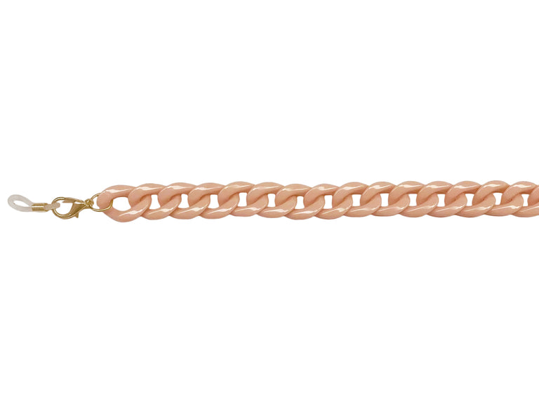 Glasses Chain 'Flat Chunky' Powder Pink