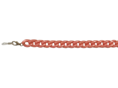 Glasses Chain 'Flat Chunky' Salmon