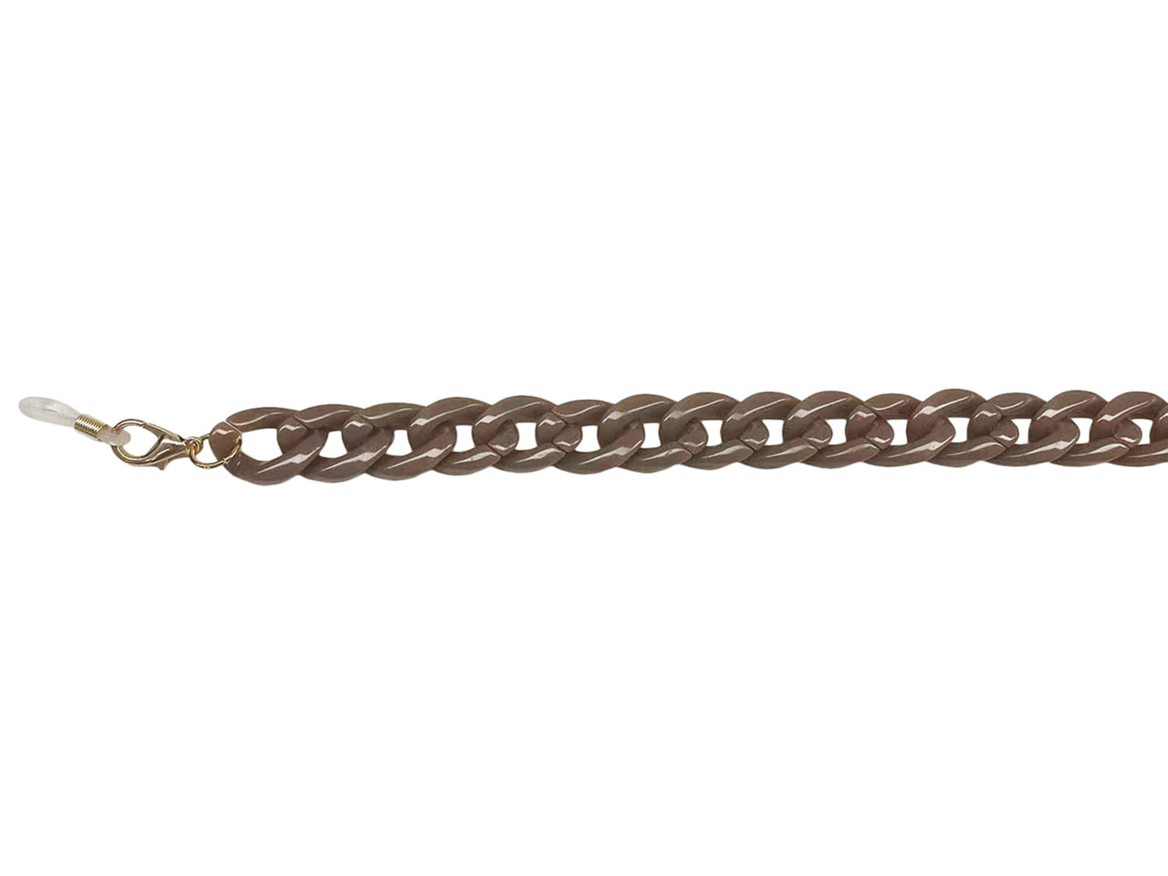 Glasses Chain 'Flat Chunky' Taupe