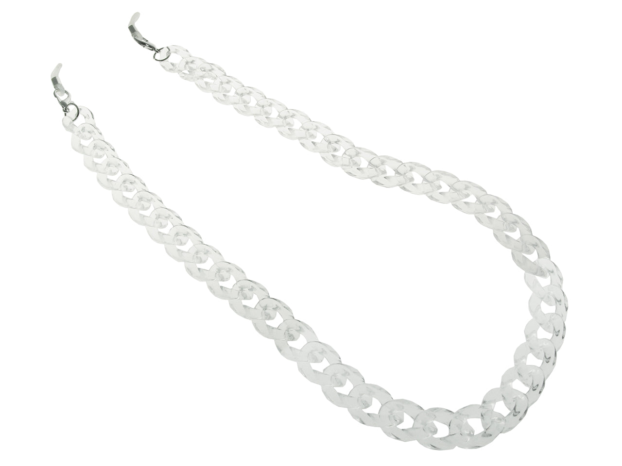 Glasses Chain 'Flat Chunky' Transparent