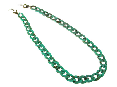 Glasses Chain 'Flat Chunky' Turquoise