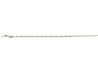 Glasses Chain 'Gold Ball Pearl'