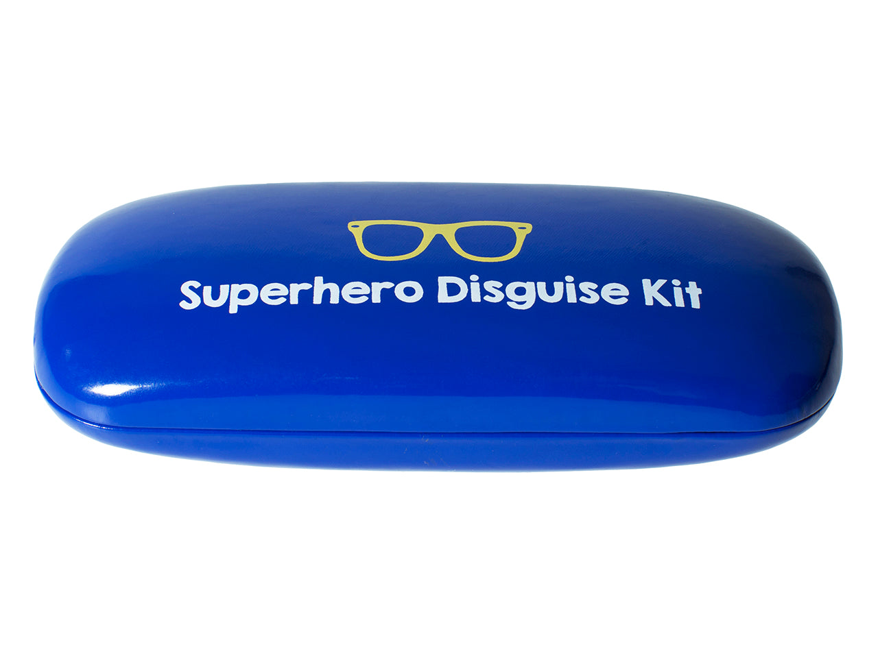 Glasses Case 'Bright Slogan' Blue