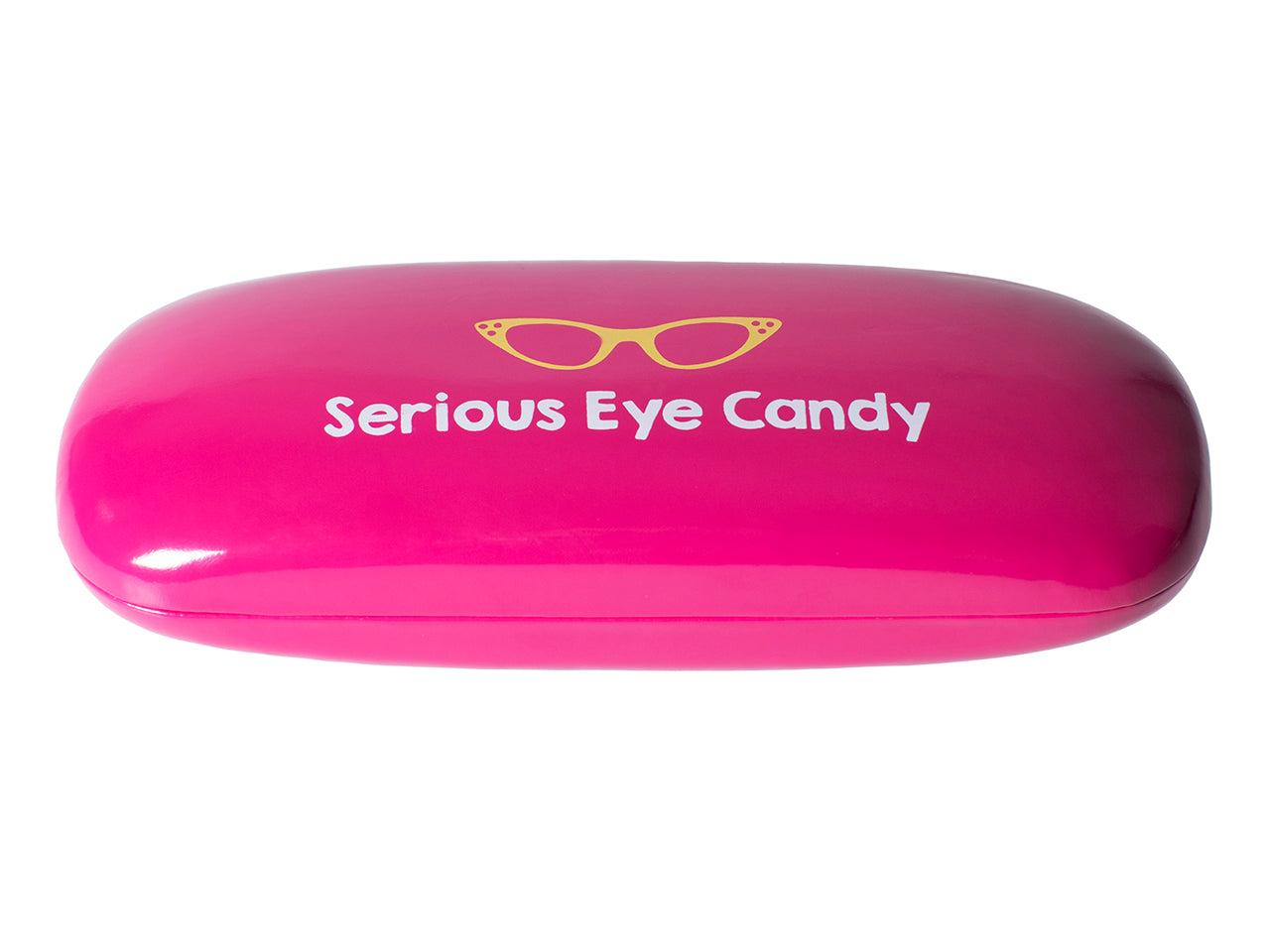 Glasses Case 'Bright Slogan' Pink