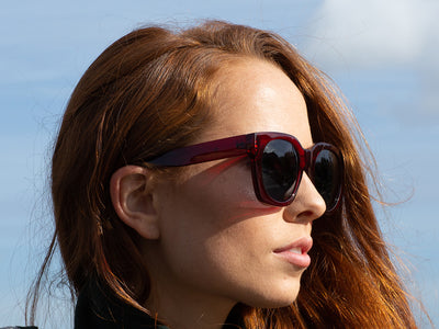 Sunglasses Polarised 'Riviera' Red