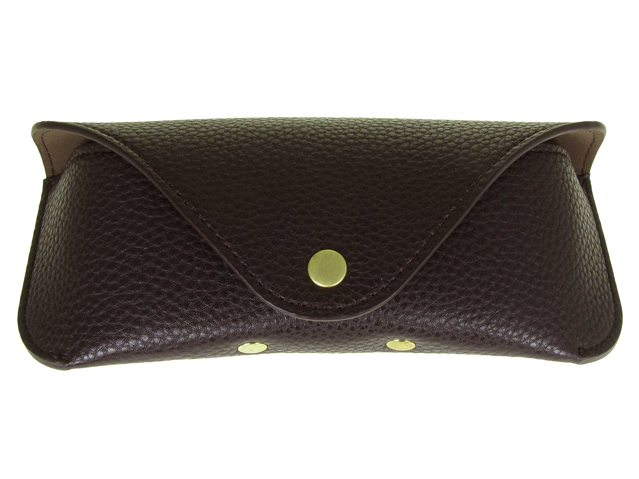 Glasses Case 'Eco-Leather' Chocolate Brown