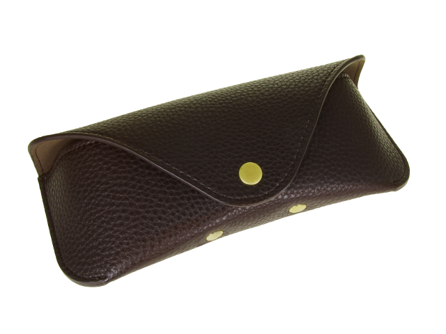 Glasses Case 'Eco-Leather' Chocolate Brown