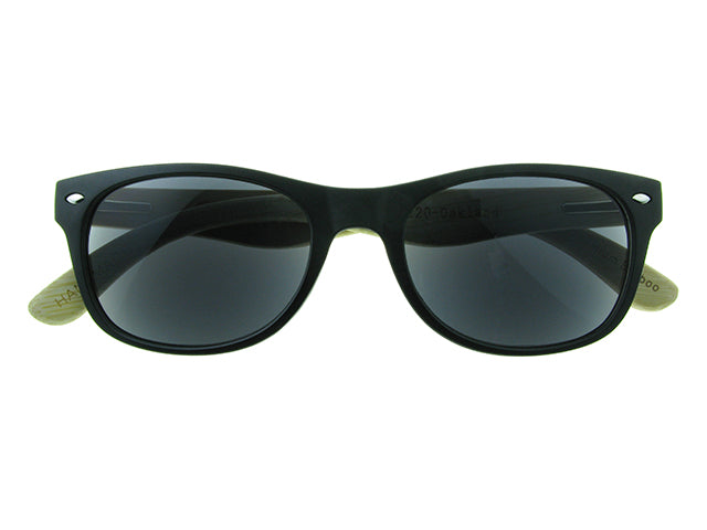 Natural Bamboo Sun Readers 'Oakland' Matt Black