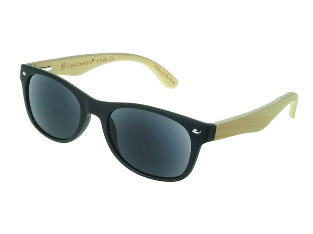 Natural Bamboo Sun Readers 'Oakland' Matt Black