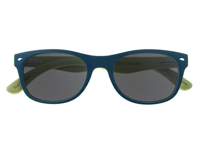 Natural Bamboo Sun Readers 'Oakland' Matt Blue