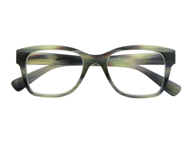 Reading Glasses 'West' Grey Stripe