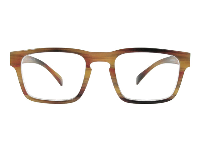 Reading Glasses 'Stockholm' Brown Stripe