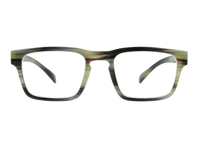 Reading Glasses 'Stockholm' Grey Stripe