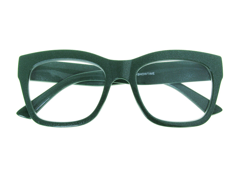 Reading Glasses 'Showtime' Green