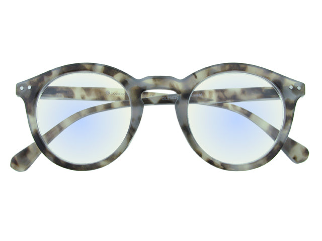 Blue Light Reading Glasses 'Embankment' Grey Tortoiseshell