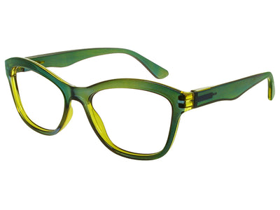 Reading Glasses 'Margot' Green/Yellow