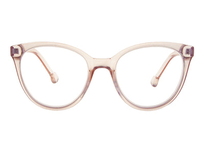 Reading Glasses 'Millie' Transparent Pink