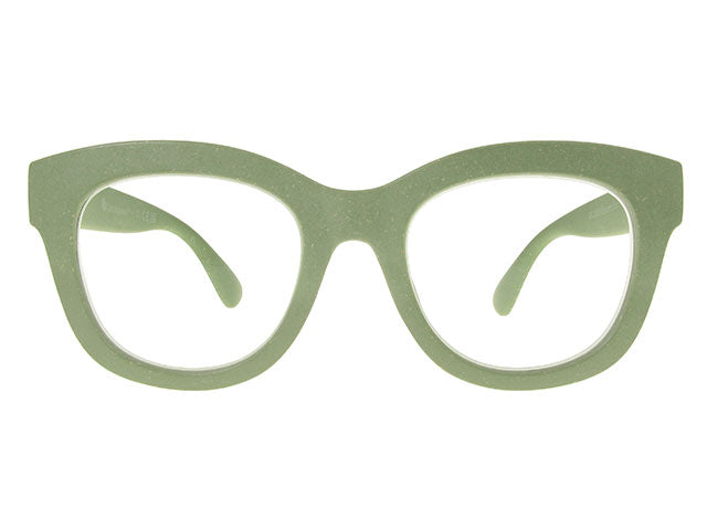 Eco-Wheat Reading Glasses 'Encore' Green