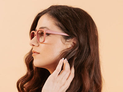 Eco-Wheat Reading Glasses 'Weybridge' Fuchsia