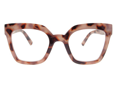 Reading Glasses 'Jaye' Pink Tortoiseshell